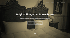 Desktop Screenshot of hungariangoosedown.com